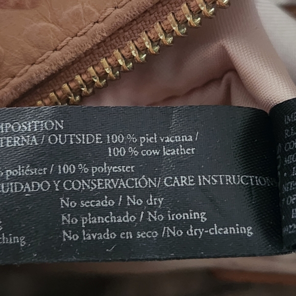 tous crossbody bag Brown Leather Bear Embossed Travel - Picture 10 of 14